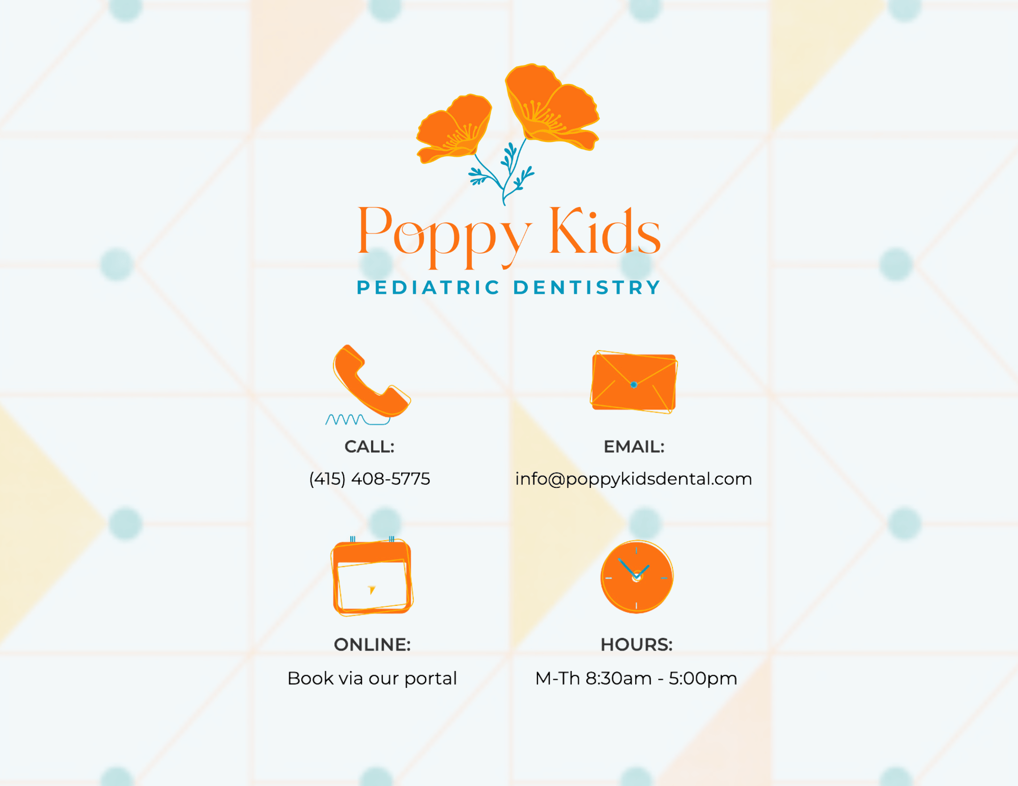 Book Kids Dental Appointment Novato Poppy Kids Dentistry